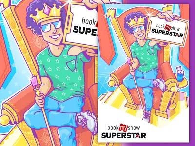 Print illustration illustration king print ad throne