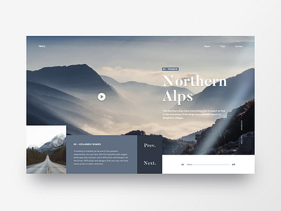 Daily UI challenge #1 dailyweb design landing page landing travel travel website ui ux webdesign website