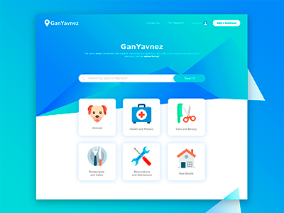 GanYavnez blue semiflat website