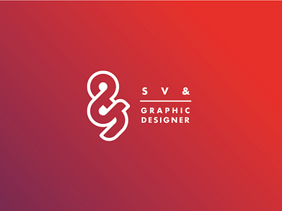 S V & Monogram logo monogram s v