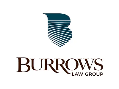 Burrows (logo design) branding firm iconography law