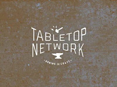 Clank Clank! anvil branding gaming hammer industrial logo tabletop gaming typography