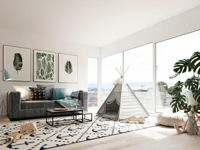 3D Visualization Living Room 3d 3d visualization 3dmax 3dsmax architecture archviz interior interiordesign render rendering scandinavian vray