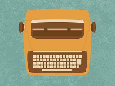 Retro Typewriter 2/2 design icon illustration old oldie retro typewriter vector vintage