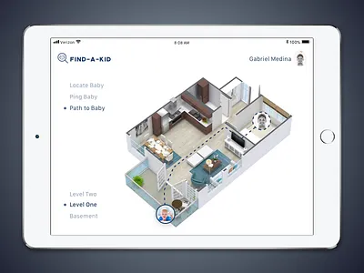 Find A Kid location sketch tracker