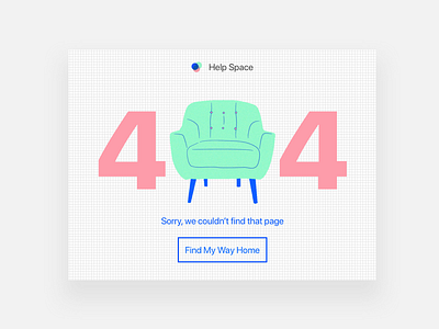 Daily UI Challenge #8 404 Page 404 challenge daily dailyui page sofa ui