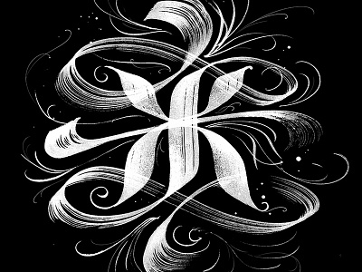 Calligraphy letter calligraphy cyrillic handlettering lettering typography
