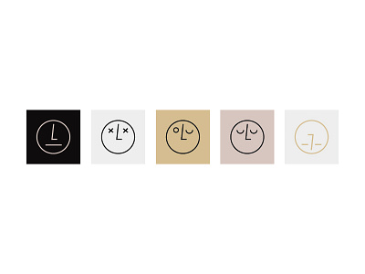 The Many Faces of DST clean faces icons mark simple vector