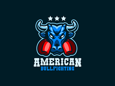 American Bullfighting bull bullfighting logo logos team vector