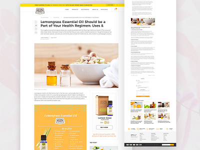 Aroma Foundry blog post redesign brand branding creative designer essential identity natural oil philippines ui ux