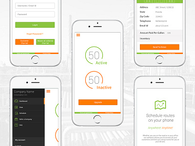 Got Oil? . android ios management mobile oil pickup plans waste oil collection