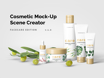 Cosmetic Mockup Scene Creator cosmetic creator mockup mockups psd scene