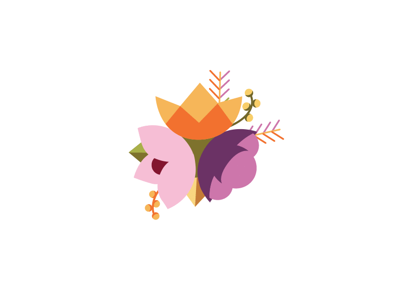 Flower Puzzles - Loading Animation android animation app design debut gif icon illustration ios app design loading loading animation motion preloader