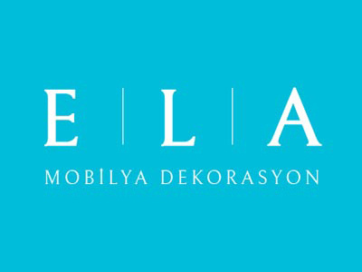 Ela Mobilya Dekorasyon Logo brand company design furniture logo