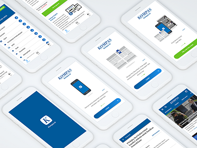 Kompas.Id Mobile App Prototype app clean mobile app mock up news portal onboarding prototype simple ui white