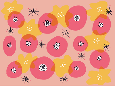 Exploration color digital illustration pattern