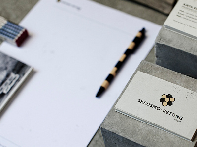 Skedsmo Betong stationery branding identitydesign logodesign