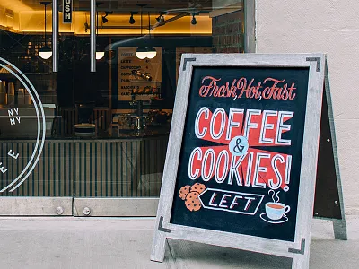 Patent Coffee Chalkboard #2 chalkboard coffee lettering nyc type