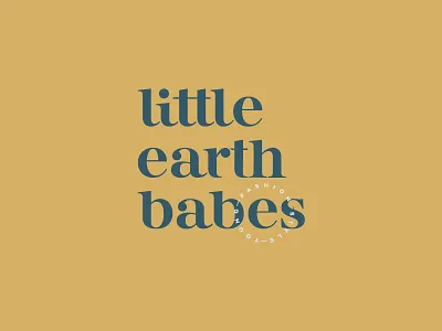 Little earth babe 5 branding clothing logo typeface