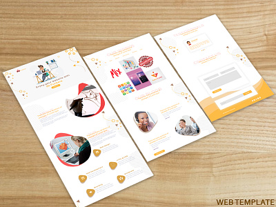 Web Template adobe illustration photoshop