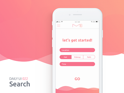 Search app dailyui interface mei mobile refine search uiux up2code
