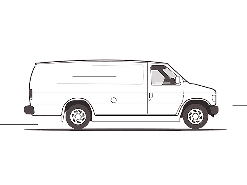 Advantour design edmonton illustration nomad roadtrip travel van vector yeg