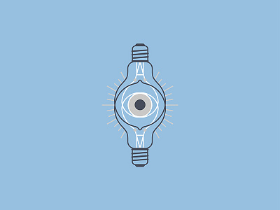 Sight bulb eye illustration soulsight