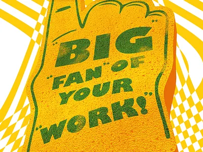 Big Fan #2 3d icon illustration low poly lowpoly maya object sports