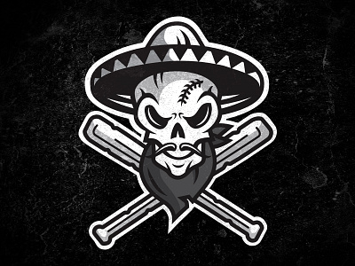 Bandidos Updated Mark bandana bandidos baseball skull sombrero