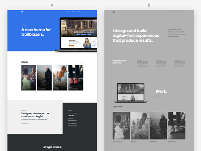 Portfolio Redesign WIP ab personal portfolio redesign website