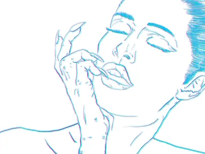 Touch Your Skin drawing handraw illustration illustrator moleskine sketch vector