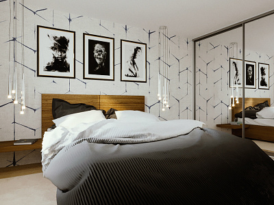 Bedroom in the attic attic bedroom interior design simple