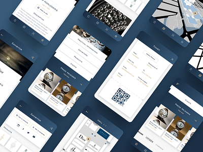 Exhibit app app event exhibit luxe show ui ux watch