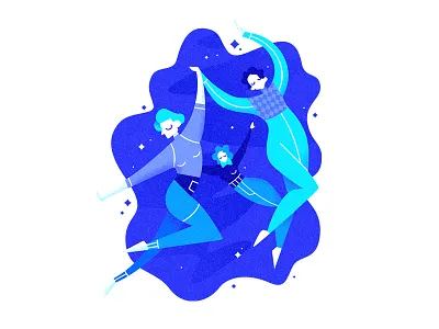 Harvard Computers astronomy character character design fireart fireart studio illustration science space