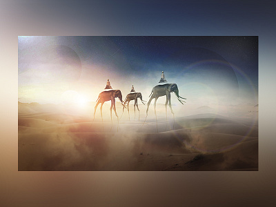 Dali Elephants design designhowl elephants graphic manipulation photoshop