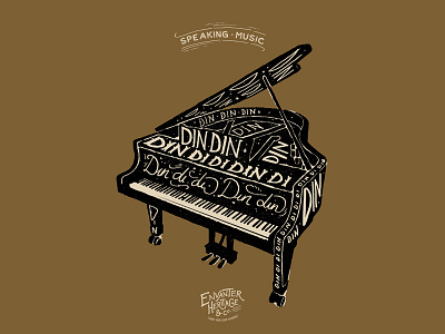 Speaking Music - Part 01 illustration lettering typography
