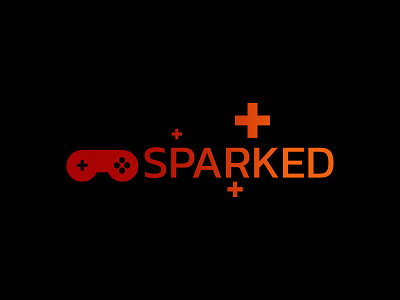 Sparked Logo #ThirtyLogos gaming logo magazine sparked sparks typography web