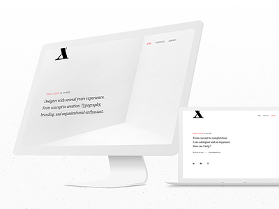 Portfolio landing portfolio ui ux web website