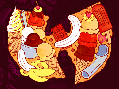 Raekwon - Icecream art design director drawing freelancer illustration joshlees