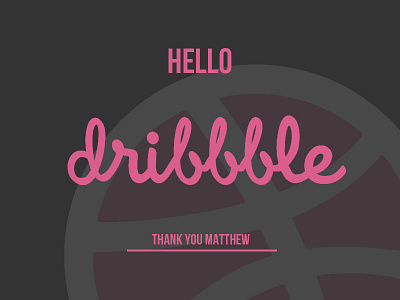 Dribbble Drafted! drafted