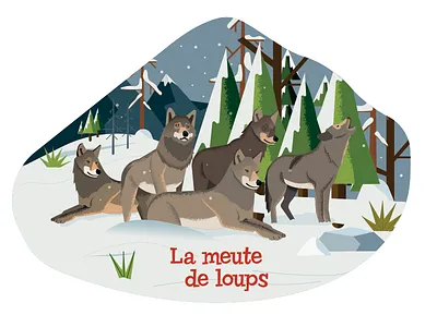 Wolf Pack ai milan presse poster vector wapiti wolves