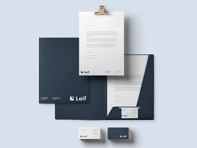 Laif Stationery app brand branding identity logo stationery