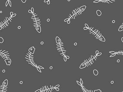 Fish Bone bone fish pattern pattern making patterns seamless