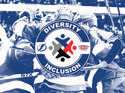 Diversity and Inclusion branding lightning logo nhl tampa tampa bay