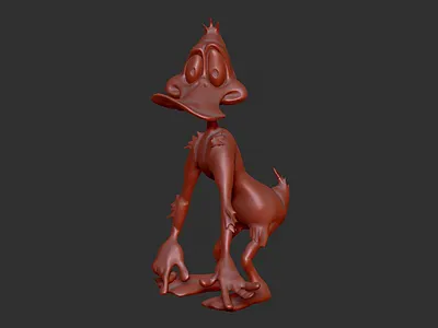 ZB-Duck 3d cartoon zbrush