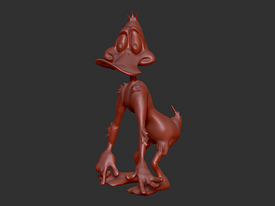 ZB-Duck 3d cartoon zbrush