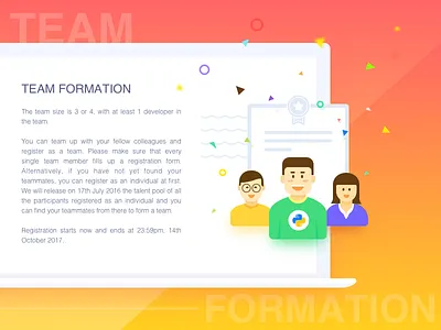 Website Illustration cartoon code graphic hackathon illustration mg team website