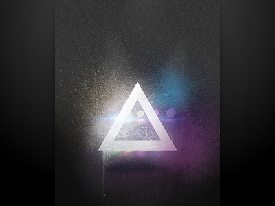 Triangle colors design geometry light triangle