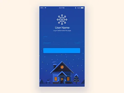 Sign In element flat form house interface log in sign sign in sing up user