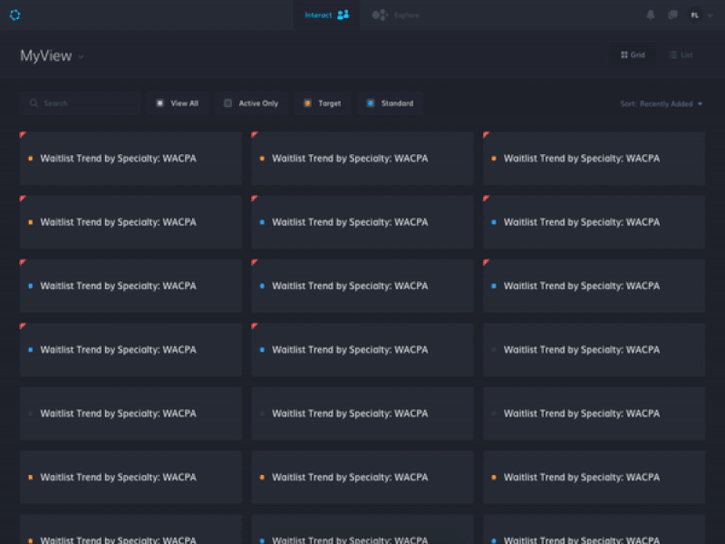 Project Scotty - Filter and Tile animation grid list organise tile view